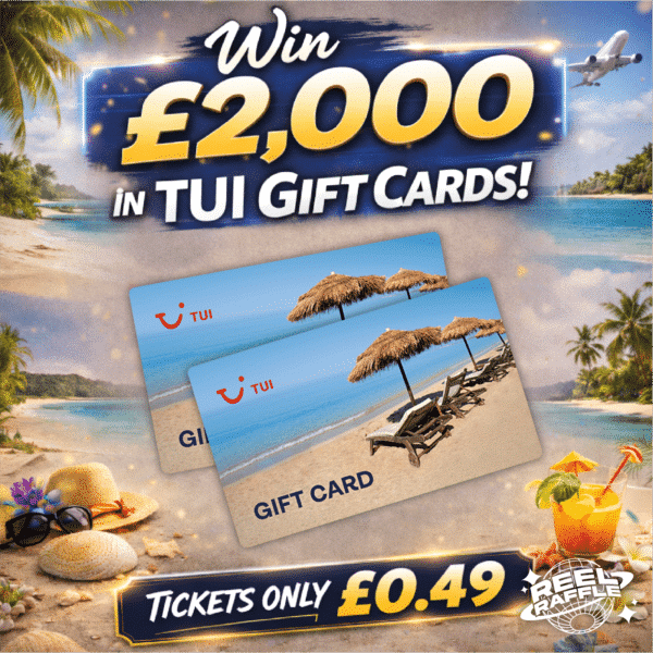 Win £2000 in TUI Gift Cards!
