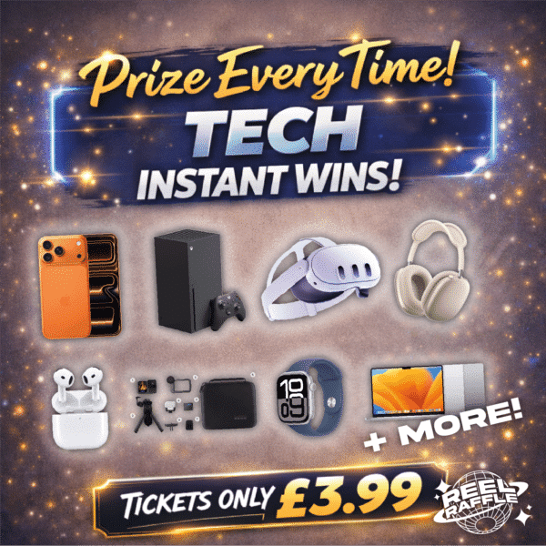 PRIZE EVERY TIME - Instant Win Tech Prizes!