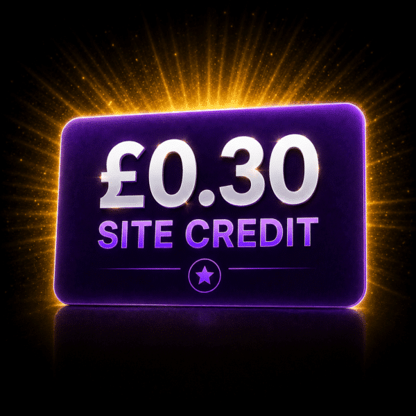 £0.30 Site Credit