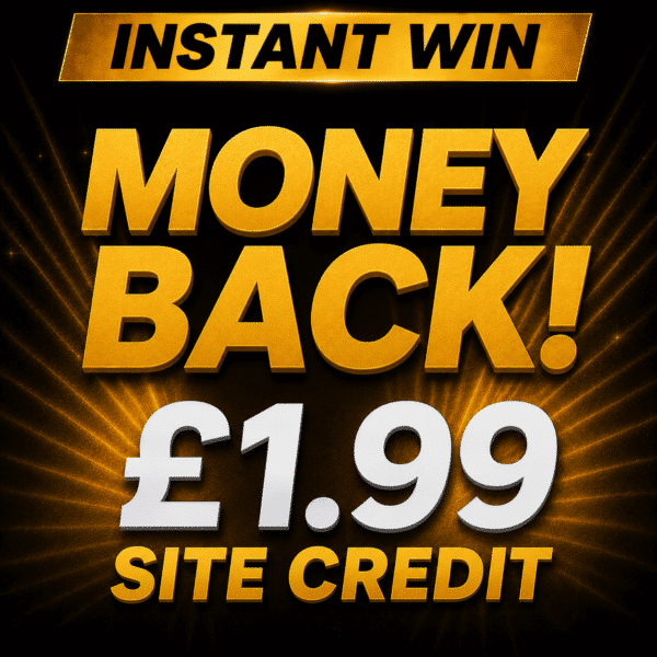 Money Back! £1.99 Site Credit