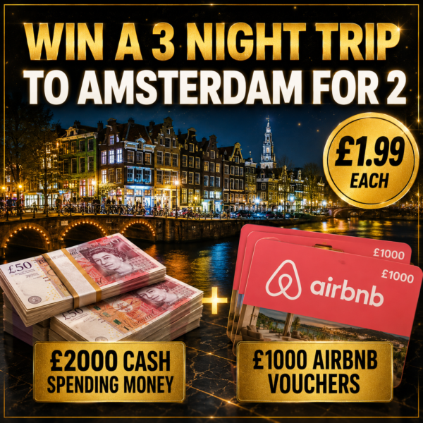 Win a 3 Night Trip to Amsterdam for 2!