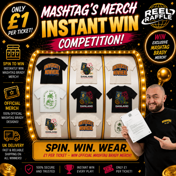 MASHTAG'S MERCH – INSTANT WIN!
