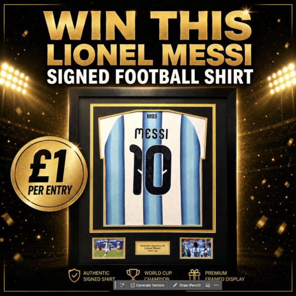 Win a Signed Lionel Messi Shirt!